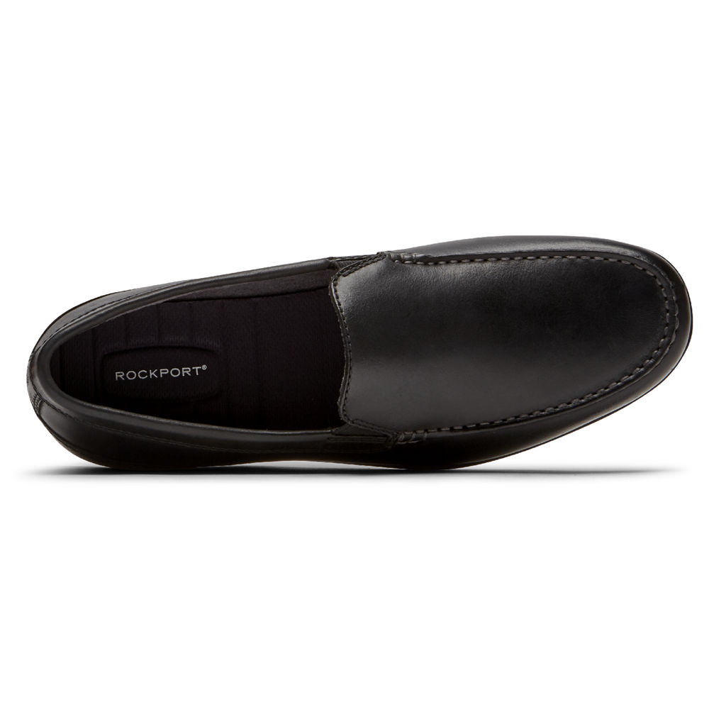 Slip-Ons Rockport Hombre Mexico - Malcom Venetian Negros - CBMOT4623